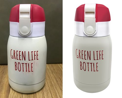 水瓶產品圖片精修 附psd下載